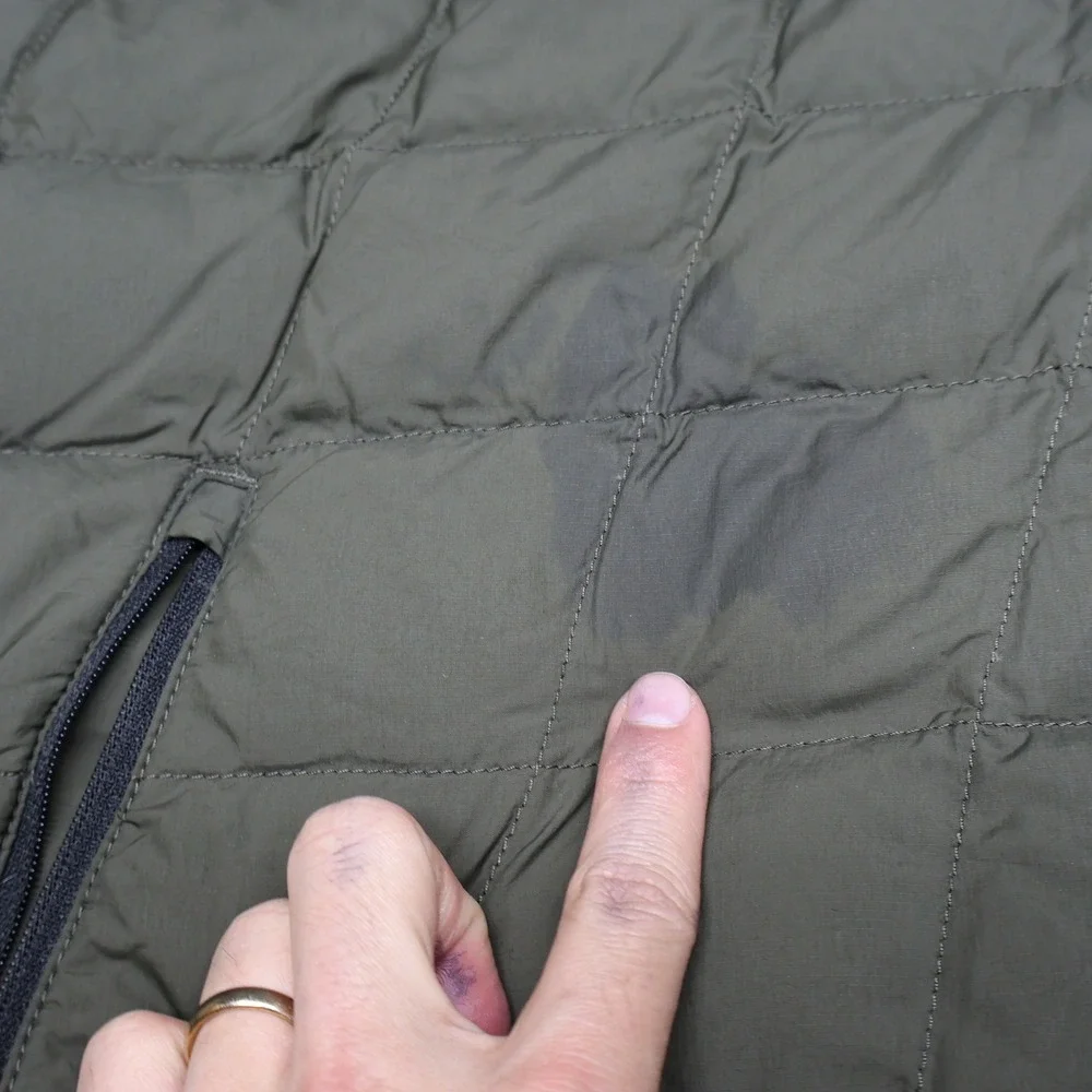 North Face Down‎ Jacket Mens Large Green Ravenwood 550 Fill Light Quilted Puffer